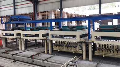 瑪納蒸壓陶粒墻板生產(chǎn)線專業(yè)生產(chǎn)蒸壓陶?；炷羶?nèi)墻板，產(chǎn)能高效益好